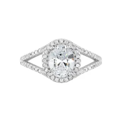 Hot Histoire d'Or Bague Melyssa Argent Blanc Oxyde De Zirconium