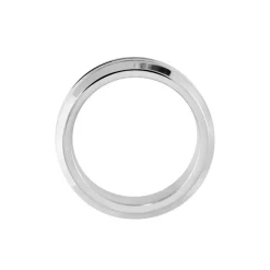 Histoire d'Or Bague Men's Steel Acier Blanc