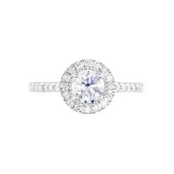 Best Histoire d'Or Bague Mentoura Or Blanc Diamant Synthétique