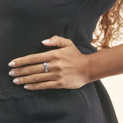 Histoire d'Or Bague Merlin Or Blanc Diamant* Bagues|Bagues Avec Pierre