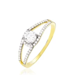Histoire d'Or Bague Micky Or Jaune Oxyde De Zirconium* Bagues|Bagues Avec Pierre
