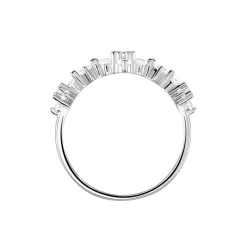 Histoire d'Or Bague Midnight Flower Argent Blanc Oxyde De Zirconium* Bagues|Bagues Fantaisie