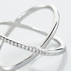 Histoire d'Or Bague Miya Argent Blanc Oxyde De Zirconium* Bagues|Bagues Fantaisie