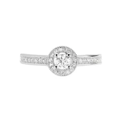 Sale Histoire d'Or Bague Mélissande Argent Blanc Oxyde De Zirconium