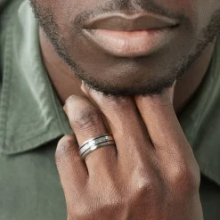 JOURDAN Bague Mollie Acier Blanc* Bagues|Bagues Sans Pierre