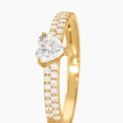 Sale Histoire d'Or Bague Monelle Or Jaune Oxyde De Zirconium