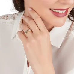 Histoire d'Or Bague Morgana Or Jaune Diamant* Bagues|Bagues Avec Pierre