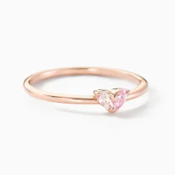 Hot Histoire d'Or Bague Myhalf Argent Rose Oxyde De Zirconium argent rose oxyde rose