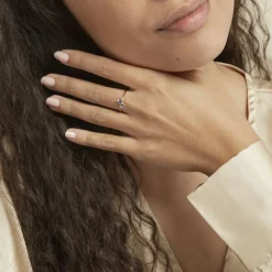 Histoire d'Or Bague Myrtie Or Jaune Amethyste Violet Oxyde De Zirconium* Bagues|Bagues Avec Pierre