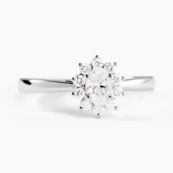 Histoire d'Or Bague Mysie Platine Blanc Diamant Synthétique* Bagues|Bagues Avec Pierre