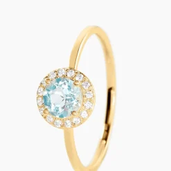 Discount Histoire d'Or Bague Najib Or Jaune Topaze Oxyde De Zirconium