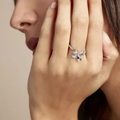 Histoire d'Or Bague Narcisse Dream Argent Blanc* Bagues|Bagues Sans Pierre