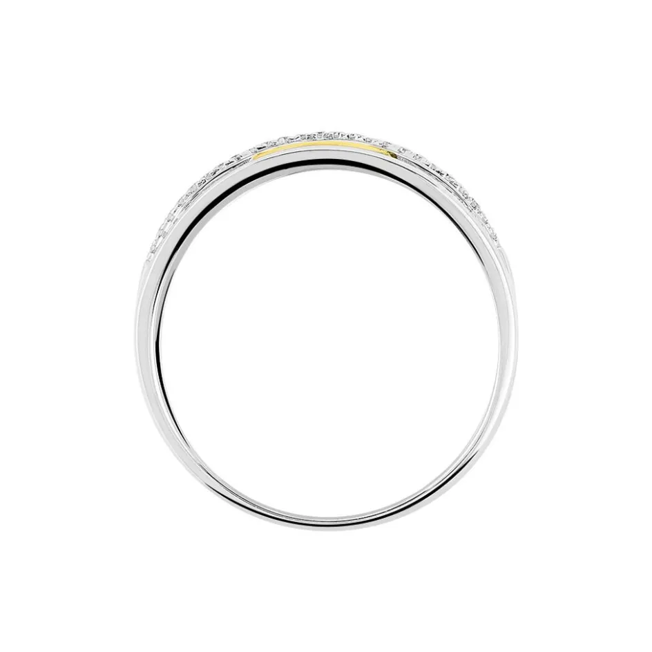 Best Histoire d'Or Bague Nathalie Or Bicolore Diamant