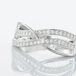 Histoire d'Or Bague Nauri Argent Blanc Oxyde De Zirconium* Bagues|Bagues Fantaisie