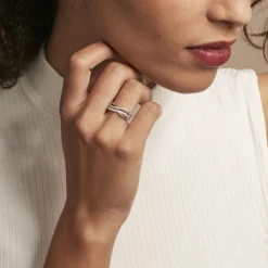 Histoire d'Or Bague Nauri Argent Blanc Oxyde De Zirconium* Bagues|Bagues Fantaisie