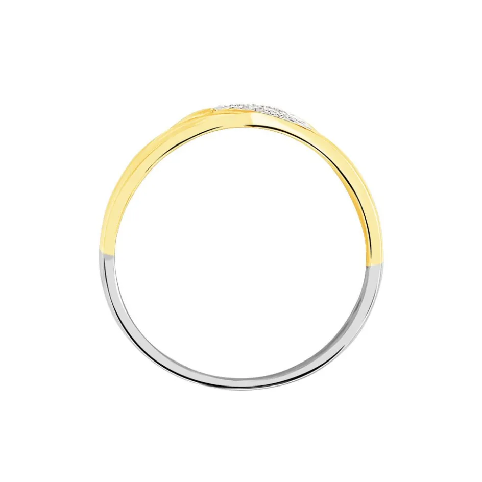 Histoire d'Or Bague Nesibe Or Tricolore Diamant* Bagues|Bagues Avec Pierre