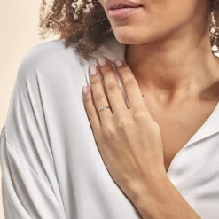 Online Histoire d'Or Bague Nesryne De Zirconium or bicolore oxyde