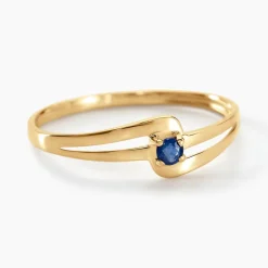 Discount Histoire d'Or Bague Nesryne Or Jaune Saphir or jaune saphir noir