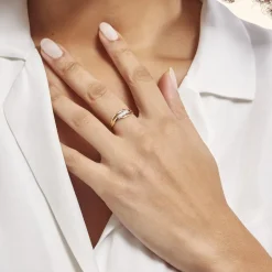 Histoire d'Or Bague Nolan Or Jaune Diamant* Bagues|Bagues Avec Pierre