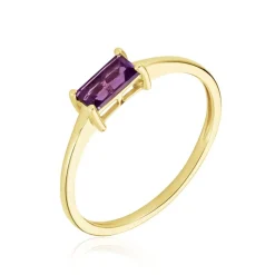 Clearance Histoire d'Or Bague Nottingham Or Jaune Améthyste or jaune améthyste violet