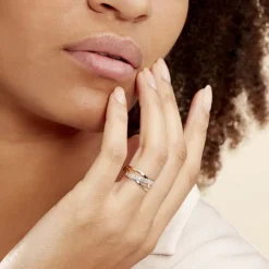 Histoire d'Or Bague Nuccia Or Bicolore Diamant* Bagues|Bagues Avec Pierre