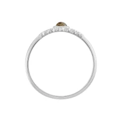 Histoire d'Or Bague Nyoko Argent Blanc Labradorite* Bagues|Bagues Fantaisie