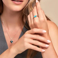 Histoire d'Or Bague Ocean Argent Blanc Turquoise* Bagues|Bagues Fantaisie