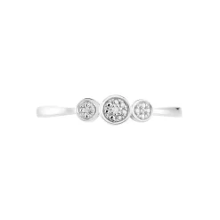 Discount Histoire d'Or Bague Or Blanc Abital Diamants