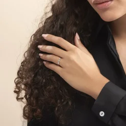 Histoire d'Or Bague Or Blanc Anilie Diamant