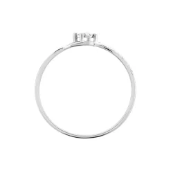 Histoire d'Or Bague Or Blanc Charlotta Diamant* Bagues|Bagues Avec Pierre