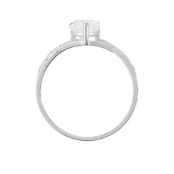 Histoire d'Or Bague Or Blanc Clothilde Oxyde De Zirconium* Bagues|Bagues Avec Pierre
