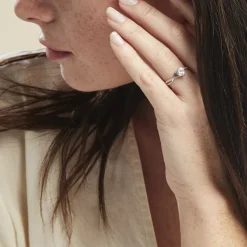 Histoire d'Or Bague Or Blanc Clothilde Oxyde De Zirconium* Bagues|Bagues Avec Pierre