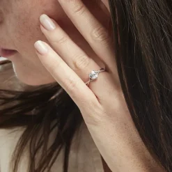 Histoire d'Or Bague Or Blanc Clothilde Oxyde De Zirconium* Bagues|Bagues Avec Pierre