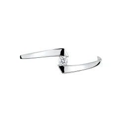 Histoire d'Or Bague Or Blanc Diamant* Bagues|Bagues Avec Pierre