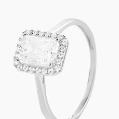 Hot Histoire d'Or Bague Or Blanc Goulven Oxyde De Zirconium
