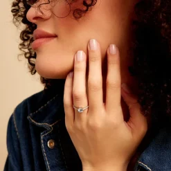 Histoire d'Or Bague Or Blanc Manon Topaze Oxydes De Zirconium* Bagues|Bagues Avec Pierre