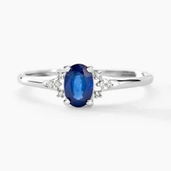 Histoire d'Or Bague Or Blanc Marie Saphir Diamants* Bagues|Bagues Avec Pierre