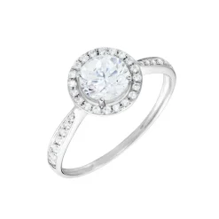 Histoire d'Or Bague Or Blanc Pelagius Oxyde De Zirconium* Bagues|Bagues Avec Pierre