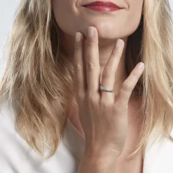 Histoire d'Or Bague Or Blanc Rosalane Diamants