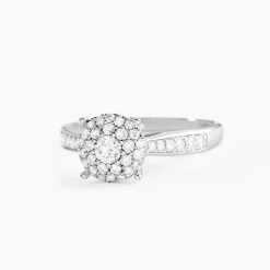 Hot Histoire d'Or Bague Or Blanc  Shirlene Diamant Synthetique