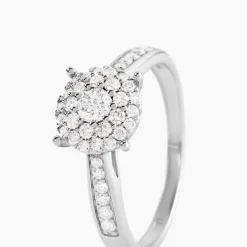 Hot Histoire d'Or Bague Or Blanc  Shirlene Diamant Synthetique