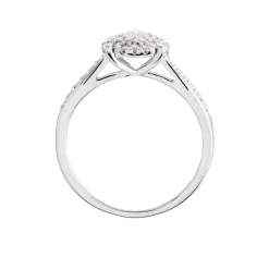 Outlet Histoire d'Or Bague Or Blanc  Shirlene Diamant Synthetique