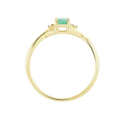 Histoire d'Or Bague Or Jaune Cassie Emeraude Diamants* Bagues|Bagues Avec Pierre