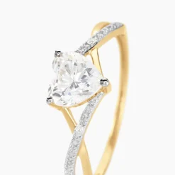 Histoire d'Or Bague Or Jaune Clothilde Oxyde De Zirconium* Bagues|Bagues Avec Pierre