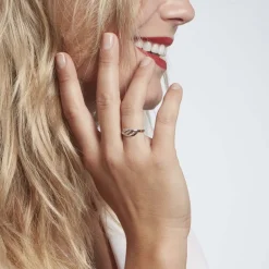 Clearance Histoire d'Or Bague Or Jaune Daegan Oxydes De Zirconium