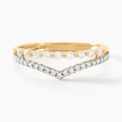 Histoire d'Or Bague Or Jaune Eclat D'etoile Oxyde De Zirconium* Bagues|Bagues Avec Pierre