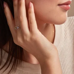 Histoire d'Or Bague Or Jaune Eternal Spring 3 Fleurs Diamants* Bagues|Bagues Avec Pierre