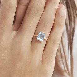 Histoire d'Or Bague Or Jaune Faraj Topaze* Bagues|Bagues Avec Pierre