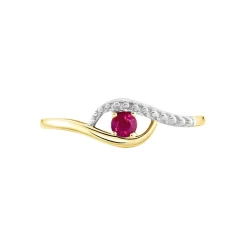 Discount Histoire d'Or Bague Or Jaune Karmele Rubis or jaune rubis
