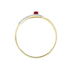 Discount Histoire d'Or Bague Or Jaune Karmele Rubis or jaune rubis